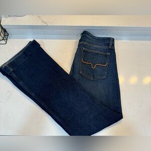 Kimes Ranch Jennifer Dark Wash Super Flare Jeans